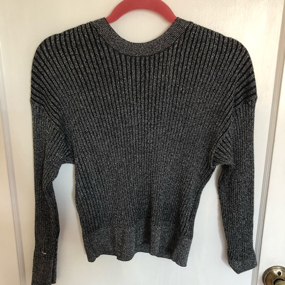 Topshop shimmery longsleeve 🖤